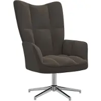 vidaXL Relaxsessel Dunkelgrau Samt