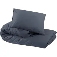 vidaXL Bettwäsche-Set Anthrazit 155x220 cm Leichte Mikrofaser