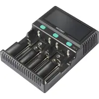 Voltcraft IPC-4 Rundzellen-Ladegerät LiIon, LiFePO, NiMH, NiCd, LiFePO4 A, Mignon (AA), Micro (AAA), Mini (AAAA), Baby