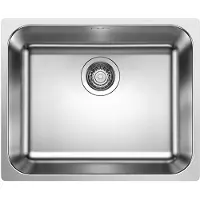 BLANCO Spüle SUPRA 500-IF R12 500 x 540 mm edelstahl bürstfinish 526351