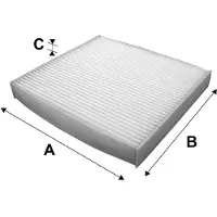Valeo 715620 Filter, Innenraumluft ClimFilter Comfort