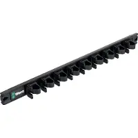 Wera 9611 Magnetleiste für bis zu 9 Kraftform Schraubendreher, unbestückt, 30 x 400 mm