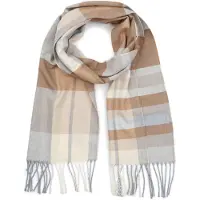 Suitable Geeigneter Herrenschal Softfeel Karos Beige - age