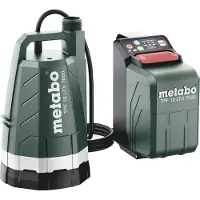 Metabo TPF 18 LTX 7000 Akku Tauchpumpe 18 V 7000 l/h 0,9 bar (601748850) + Zubehör - ohne Akku, ohne Ladegerät