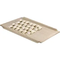 Kadax Großer Holztisch 80x60cm Doppelseitig