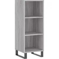 vidaXL Sideboard Grau Sonoma 34,5x32,5x90 cm Holzwerkstoff