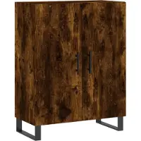 vidaXL Highboard Räuchereiche 69,5x34x180 cm Holzwerkstoff