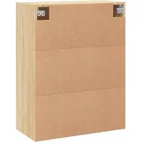 vidaXL Wandschrank Sonoma-Eiche 69,5x34x90 cm Holzwerkstoff