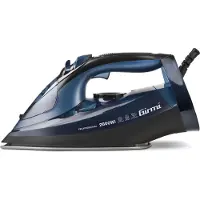 Girmi ST62, Trocken- & Dampfbügeleisen, Edelstahl-Bügelsohle, 140 g/min, Schwarz, Violett, 30 g/min, 0,38 l