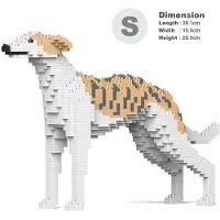 Jekca Bricks Whippet Dog 01 ST19PT62