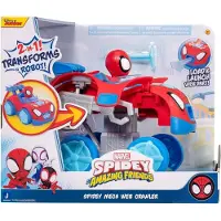 Jazwares MARVEL SPIDEY & THE SUPER BUDDY March Web Crawler 2-in-1-Roboterfahrzeug
