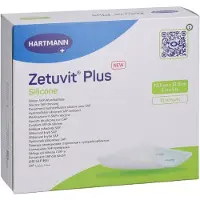 Docpharm GmbH Zetuvit Plus Silicone steril 12,5x12,5 c 10 St