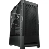 Cougar Airface, Midi Tower, PC, Schwarz, ATX, CEB, EATX, micro ATX, Mini-ITX, Gaming, Multi