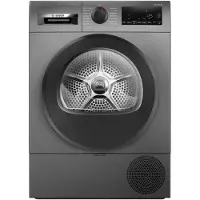 Bosch Serie 6 WQG243DR10, Freistehend, Frontlader, Wärmepumpe, Grau, Drehregler, Rechts