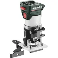 Metabo Akku-Kantenfräse FMV 18 LTX BL 8 - Spannzange 1/4 Zoll, metaBOX 145 L - 601742830