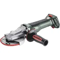 Metabo Akku-Flachkopf-Winkelschleifer WVBF 18 LT BL 11-125 Quick, metaBOX 165 L