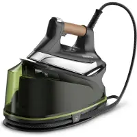 Rowenta Compact Steam DG7664F0, 350 g/min, Microsteam 400 HD 3De Laser-Grundplatte, 6,5 bar, 1,1 l, Grün, Manuell