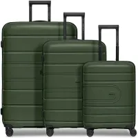 Redolz Essentials 11 Trolley Set 3-teilig Olive olivgrün 56cm