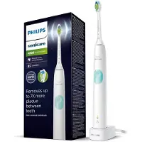 Philips Sonicare ProtectiveClean 4300 ProtectiveClean 4300 HX6807/24 Elektrische Schallzahnbürste, Erwachsener, Schallzahnbürste, Tägliche Pflege, Whitening, 62000 Bewegungen pro Minute, Weiß, 2 min