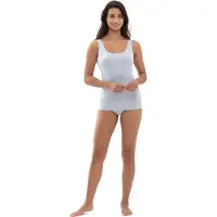 Mey Top Serie Cotton Pure Light Grey Melange | Größe 42
