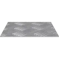 vidaXL Treppe Tritt Quadratisch 4 pcs Silber 20 x 20 cm Aluminium