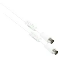 GOOD CONNECTIONS SAT Antennenkabel, Koax Stecker an Koax Buchse, 2x Mantelstromfilter (Ferritkern), Doppelschirmung