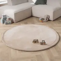 Little Olly Spielmatte Rund - Jip Beige Ø 120 cm
