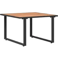 vidaXL Couchtisch Schwarz und Braun 55 x 55 x 35 cm