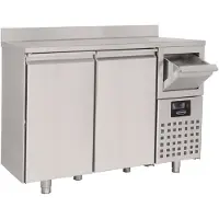 CombiSteel Gastro Kühltisch Kühltheke -2/+8°C 2Türen&1Schublade 2x1/1GN 1580x600x1050mm
