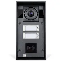2N Telecommunications 9151102CHRW - IP Force 2 Tasten, HD-Kamera, 10W Lautsprecher, Vorbereitung für Lesegerät.