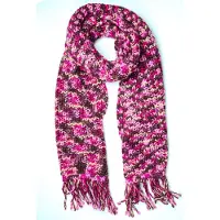 Collezione alessandro Wollschal "Lanea" 1 Stk. grob gestrickt mit Fransen