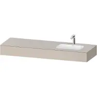Duravit Einbauwaschtisch-Möbel-Set Qatego 160x55x17cm, m K, 1 AS, m Ü, B r, Tau ma