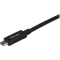 StarTech.com .com 2m USB-C Kabel, USB 5Gbps, 60W (3A) Power Delivery, 4K 60Hz DP Alt Mode, TPE-Mantel - Thunderbolt-Kompatibel, 2 m, USB C, USB C, USB 3.2 Gen 1 (3.1 Gen 1), 5 Gbit/s, Schwarz