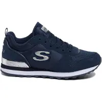 SKECHERS "OG 85 - GOLDN GURL" Schnürschuh, Original-Retro-Jogginschuh mit Air-Cooled Memory Foam