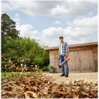 Black & Decker BCBL200L, Handgehaltenes Gebläse, 145 km/h, 577 m³/h, Blasen, Schwarz, Orange, 81,5 dB