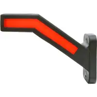Wasa LED Umrissleuchte für 12/24V, Links, Weiß-Rot, Modell 1168L, 240mm Kabellänge