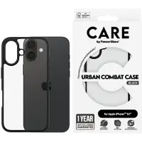 PanzerGlass CARE Flagship Case Urban Combat Black Frame iPhone '24 6.1"