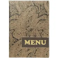 Securit MC-DRA4-PAISLEY, A4, Elastan, PU-Kunststoff, Mehrfarben, Matt, Kunststoff, Abgerundete Ecken