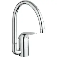GROHE Euroeco Küchenarmatur mit hohem Auslauf Chrom | Wasserhahn