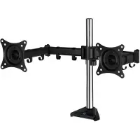 Arctic Z2 Pro (Gen 3) - Dual-Monitorarm mit USB 3.0 Hub, 15 kg, 86,4 cm (34 Zoll), 75 x 75 mm, 100 x 100 mm, Höhenverstellung, Schwarz