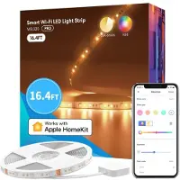 Meross Smart Led Strip Rgbw Wifi 5 Meter Msl320 (Homekit)