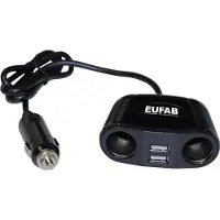 Eufab Kfz-Steckdose 4in1 12V 75cm
