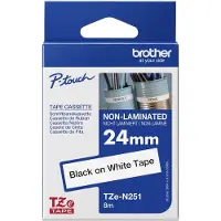 Brother TZE-N251, TZ, Schwarz, China, 5 Jahr(e), 2,4 cm, 8 m