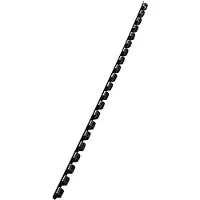 Leitz 35040, Schwarz, 25 Blätter, Kunststoff, A4, 6 mm, 100 Stück(e)