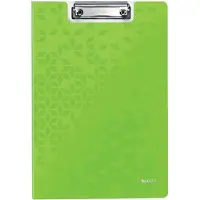 Leitz Klemmmappe Active Wow, DIN A4, PP, mit Klemmbügel, grün