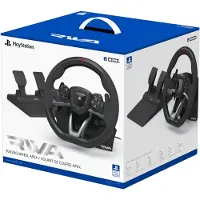 Hori Gaming-Lenkrad "PS5 Wireless Lenkrad: Racing Wheel Apex", schwarz, B:32cm H:29cm T:29cm, Spielecontroller, Offiziell lizenziert von Sony, Gaming-Lenkrad