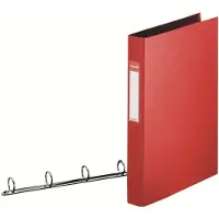 Esselte Standard Ring Binders , PP Red 4x25 mm, A4, Rot, 2,5 cm, 3,5 cm
