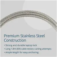 Kensington - EQ Slim Nanosaver 2.0 Laptopschloss mit Schlüssel