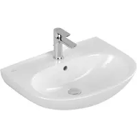Villeroy & Boch V&B Waschtisch O.Novo 60x46cm, ov., m Hahnl., m Überlauf, weiß