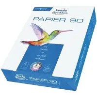 Avery Format Papier A4 90 g/m² 500 Sheets, Laser-/Inkjet-Druck, A4 (210x297 mm), Matt, 90 g/m², Weiß, FSC Mix Credit